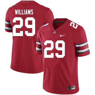 Men's Ohio State Buckeyes #29 Kourt Williams Scarlet Nike NCAA College Football Jersey Summer PPT1444JQ